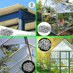 Muttrar och Bultar för Växthus - 50 delar