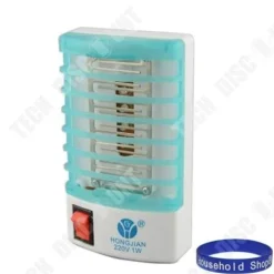 Myggljus - TD® - Mini LED - 220 V - 1 W - Lockar och dödar myggor snabbt