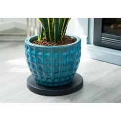 NATUR Växthylla på hjul - Polypropylen - H4 x Ø29,2 cm