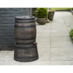 Nature Rain Barrel Holder 30,5x58cm Brun