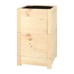 Naturligt trä mask komposter