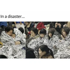 nödfilt Survival Rescue First Aid Folie Termisk filt 130x210cm