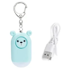 Nödlarm Överfall Skydd bärbar självförsvar högljudd Personligt Säkerhetslarm - Blå