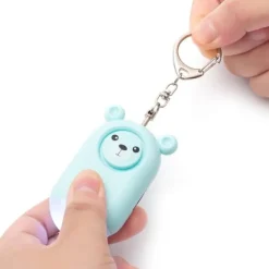 Nödlarm Överfall Skydd bärbar självförsvar högljudd Personligt Säkerhetslarm - Blå