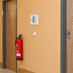 Nödlåda för nyckel, 15x12x5 cm, Vit