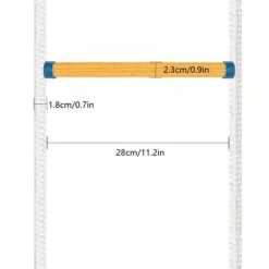 Nödsituationstege, 10 m längd, 200 kg belastningskapacitet