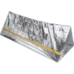 Nödtält Återanvändbart hopfällbart lätt PET-aluminiumfilm Termisk filt Överlevnadsskydd för vandring och camping