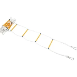 Nödutrymningsstege - Räddningsstege - 10 m Längd - 200 kg Maxbelastning - Halkskydd - För Balkong & Hem - Utomhusbruk