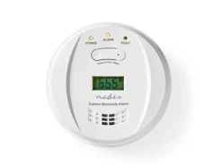 Nedis DTCTCO40WT, Kolmonoxid (CO), Hem, Trådlös, 85 dB, Akrylnitrilbutadienstyren (ABS), Ytmonterad