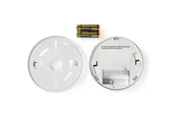 Nedis DTCTCO40WT, Kolmonoxid (CO), Hem, Trådlös, 85 dB, Akrylnitrilbutadienstyren (ABS), Ytmonterad