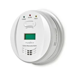 Nedis Kolmonoxid Alarm | Batteridriven | Batterilängd upp till: 5 år | Med paus knapp | Med testknapp | 85 dB | Vit
