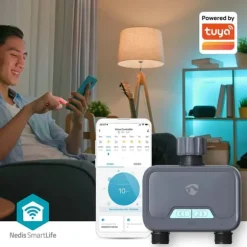 Nedis SmartLife Vattenkontroll | Bluetooth® | Batteridriven | IP54 | Maximalt vattentryck: 8 Bar | Android™ / IOS