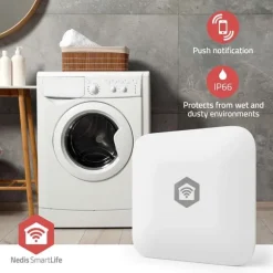 Nedis SmartLife Water Detector | Zigbee 3.0 | Batteridriven | Max. batteritid: 12 Månader | Vit