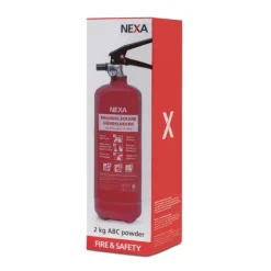 Nexa brandsläckare, 2 Kg ABC-pulver med väggfäste (13402)