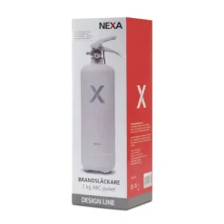 Nexa Fire & Safety Brandsläckare Vit 1kg 8A