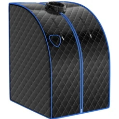 Ångbastu, 78x87x101 cm, Svart