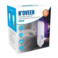 N'OVEEN IKN905 Självhäftande insektsmedelslampa Vit