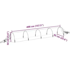 Nättunnlar 4 st - Glasfiber och PP för växtskydd | Storlek: 1,5x5 m