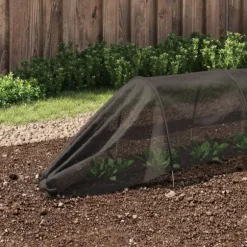 Nättunnlar 4 st svart stål och polyeten