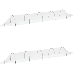 Nättunnlar 2 st 1,5x5 m glasfiber och PP