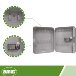 Nyckelring - AMIG - 2173 - Epoxystål - Kombinationlås - Max 20 nycklar