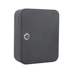 Nyckelskåp metall - Låsbar box för 48 nycklar