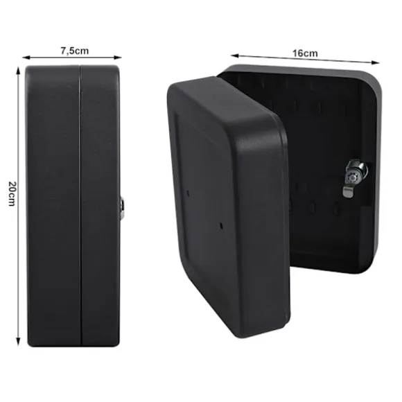 Nyckelskåp metall - Låsbar box för 48 nycklar