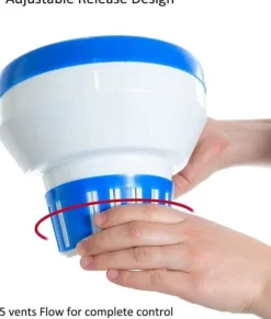 OBOSOE 19 cm Klorflöjt ,Klordispenser - Justerbar Klordispenser för Pool & Spa (Inomhus & Utomhus)