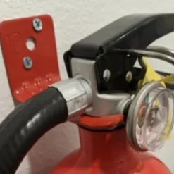 OBOSOE 4 st Brandsläckarfästen i Metall – Väggmonteringsbart Ställ för Torrkemisk & Vattenbrandsläckare • Hållbart & Universellt