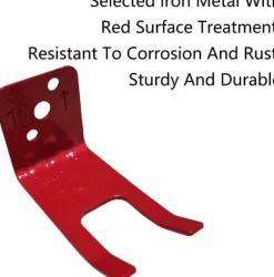 OBOSOE 4 st Brandsläckarfästen i Metall – Väggmonteringsbart Ställ för Torrkemisk & Vattenbrandsläckare • Hållbart & Universellt