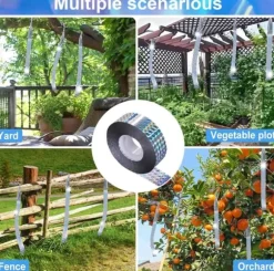 OBOSOE Fågelskrämma Reflekterande Band - 50m,Naturligt fågelavvisande och dekorativt