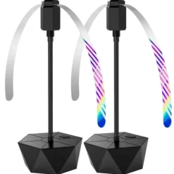 OBOSOE Flugfångare / Fläkt mot Flugor (2-pack) – Insektsavvisande Bordfläkt för Utomhus & Inomhusbruk