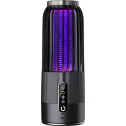 OBOSOE 2-i-1 Portabel Myggdödare/Mygglampa – USB & Solenergi, Uppladdningsbar Insektsdödare Myggfångare