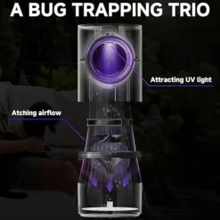 OBOSOE Insektsfälla med Sugfunktion – Bionisk Lockelse & Fysisk Myggbekämpning