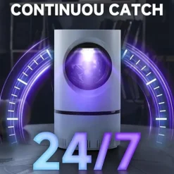 OBOSOE Insektsfälla med Sugfunktion – Bionisk Lockelse & Fysisk Myggbekämpning