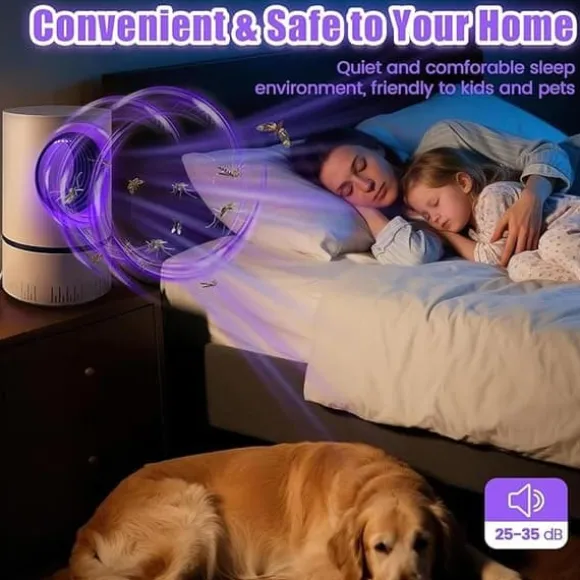 OBOSOE Insektsfälla med Sugfunktion – Bionisk Lockelse & Fysisk Myggbekämpning