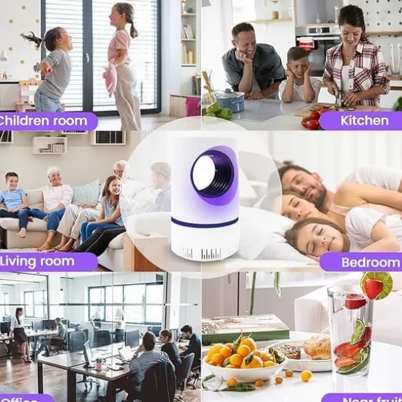 OBOSOE Insektsfälla med Sugfunktion – Bionisk Lockelse & Fysisk Myggbekämpning