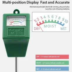 OBOSOE Jordfuktighetsmätare för Växter – Testare för Jordfuktighet utan Batteri, Perfekt för Trädgårdsarbete