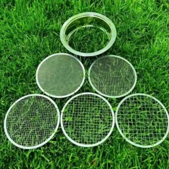 OBOSOE Jordsåll av rostfritt stål – Sållningsset med 5 utbytbara såll (1 mm, 3 mm, 6 mm, 9 mm, 12 mm) – Trädgårdssåll för jord, sand, sten, filtrering | CDON