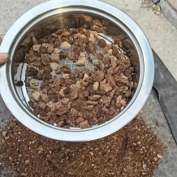 OBOSOE Jordsåll av rostfritt stål – Sållningsset med 5 utbytbara såll (1 mm, 3 mm, 6 mm, 9 mm, 12 mm) – Trädgårdssåll för jord, sand, sten, filtrering | CDON