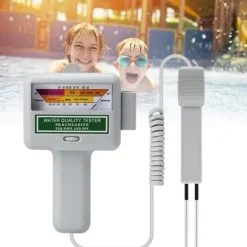 OBOSOE Klor Mätare pH Mätare Portabel 2 i 1 Testare för Klor Rest Snabb Test för Pool Sjukhus Avloppsvatten