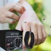 OBOSOE Myggarmband – Elektroniskt Myggskydd för Utomhus, Myggavvisare Silikonarmband för Barn & Vuxn