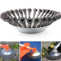 OBOSOE Ogräsborste för Grästrimmer – Universalt Trimmerhuvud för Effektiv Rengöring