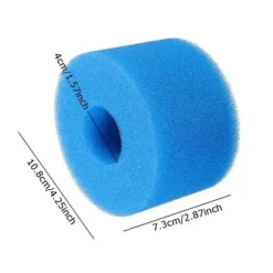 OBOSOE 10-pack Filterpatroner Typ S1 – Återanvändbara Skumfilter för Intex Pure Spa & Bubbelpool