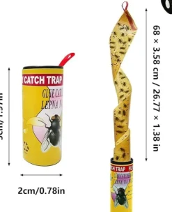 OBOSOE 16-pack Flugfälla flugfångare flugpapper rulle