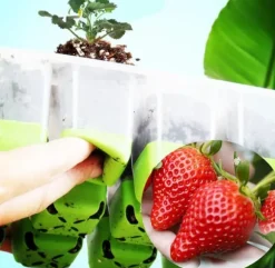 OBOSOE 5-pack Fröstartare Silikon, Plantbrätten med Pop-Out Celler 60 st, Inomhus Odling