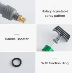 OBOSOE 2-Pack Handhållen Tryckspruta för Trädgård – Manuell Pumpspruta med Justerbart Munstycke för Hem, Gräsmatta och Utomhusbevattning