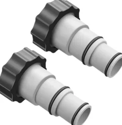 OBOSOE 2-Pack Poolslangadapter för Intex-Pumpar – Slangadapter för Pool Passar 32/ 38 mm Invändig Gänga