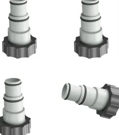 OBOSOE 2-Pack Poolslangadapter för Intex-Pumpar – Slangadapter för Pool Passar 32/ 38 mm Invändig Gänga