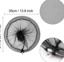 OBOSOE Poolhåv/Poolskummarhåv/Håv med Teleskopisk Stålstång - 147 cm Utdragbar Lövskummar för Pool & Spa | Till Under- & Uppbyggd Pool, Damm & Bastu | CDON